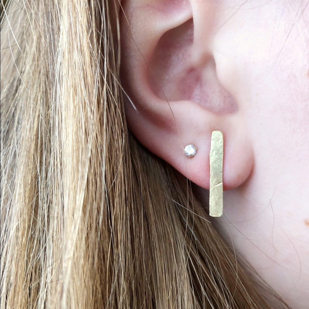 🆕GOLD BAR EARRINGS ✨😍